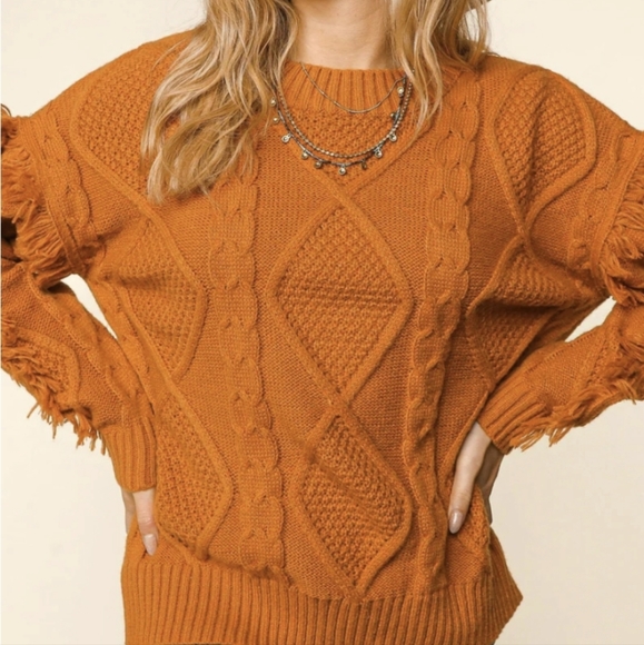 💜 New Fringe Detail Sweater - Picture 3 of 8